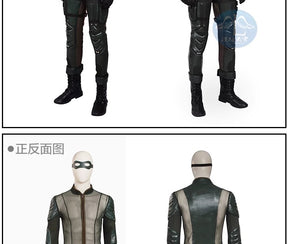 The Arrow Season 5 Green Arrow Cosplay Costume Oliver Quee Outfit Halloween Costumes