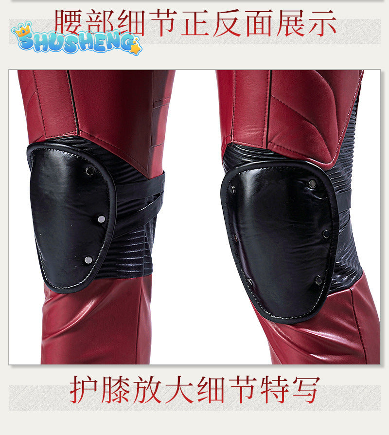 Red Jumpsuit Red Flash Barry Allen Cosplay Costume Customizable Adult Men Flash Cosplay Bodysuit with Headgear