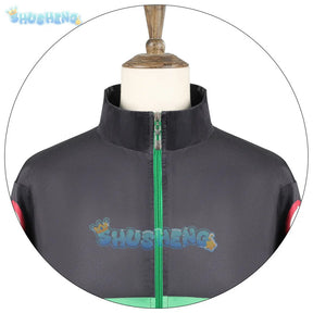 Anime Sakamoto Days Heisuke Mashimo Cosplay Costume Black Green Jacket Pants Halloween Party for Women Men Props Carnival