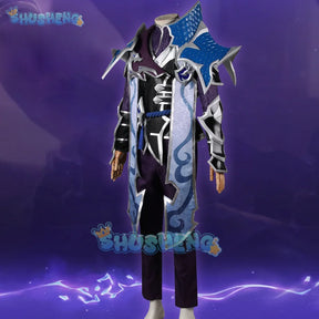 Game LOL EDG The Silvery Knights of Dragon Aphelios Cosplay Costume Uniform Outfits Suit Halloween Costume for Men