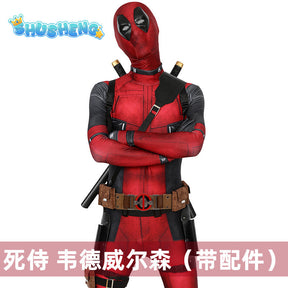 Deadpool Cosplay Costume Superhero Daredevil 3D Printed Spandex Jumpsuit Halloween Costume Zenzai Suits