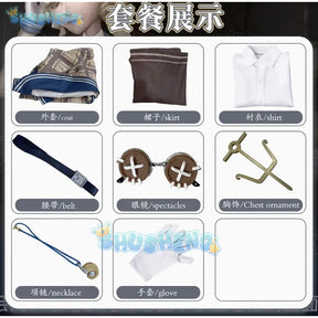 Identity V Alice Derose Reporter Women Cosplay Costume Cos Game Anime Party Uniform Hallowen Play Role Clothes Clothing