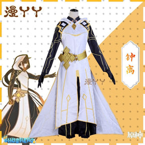 Genshin Impact Zhong Li COS Costume The Rock God Emperor Morax Game Clothing Cosplay Complete Set Men Women