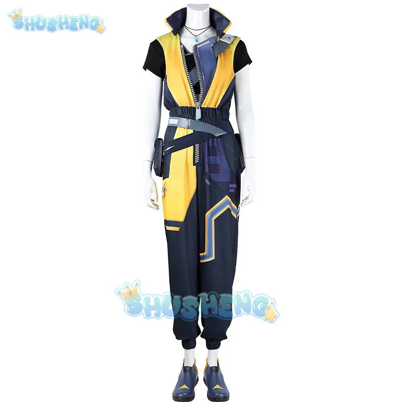 VALORANT Waylay Cosplay Costume Uniform Halloween Carnival Party Christmas Play Role Clothes Clothing for Women Shusheng