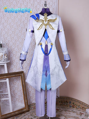 Sunday Cosplay Costume Game Honkai Star Rail Mr. Sunday Cosplay Costume Uniform Outfits Wig Shoes Prop Anime Role Play Suits