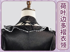 Akemi Homura Black Dress Anime Puella Magi Madoka Magica Cosplay Costume Lolita Dress Party Suit Halloween Uniform