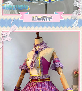Kiriya Aoi shibuki ran Cosplay Anime Aikatsu！Costume Sweet Cute Lolita Dress  Accessories prop Halloween Party Women's Uniform