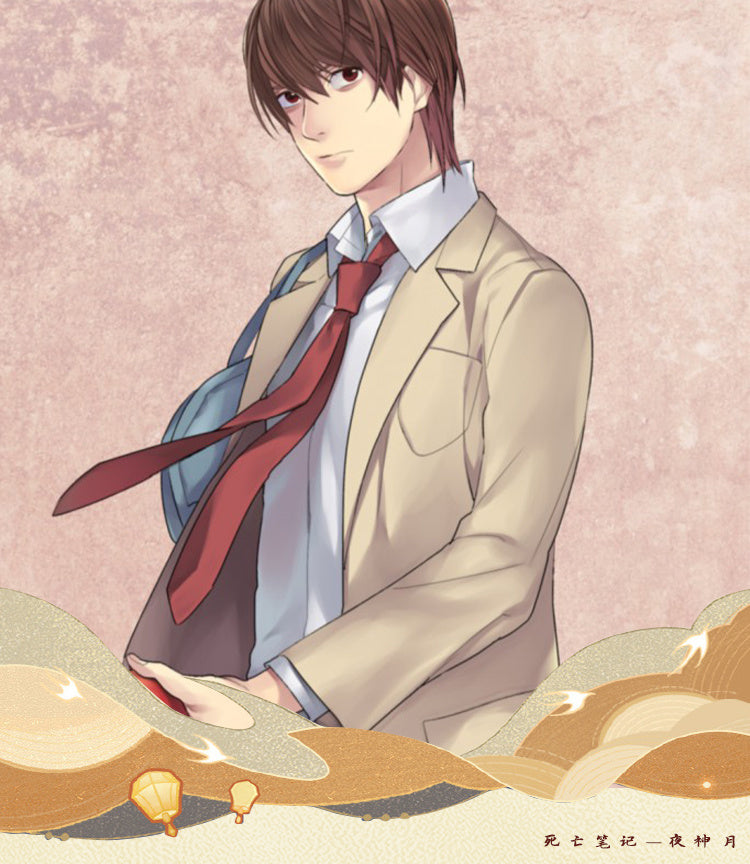 Death Note Yagami Light Costume For Halloween Christmas Festival Party role-playing costumes