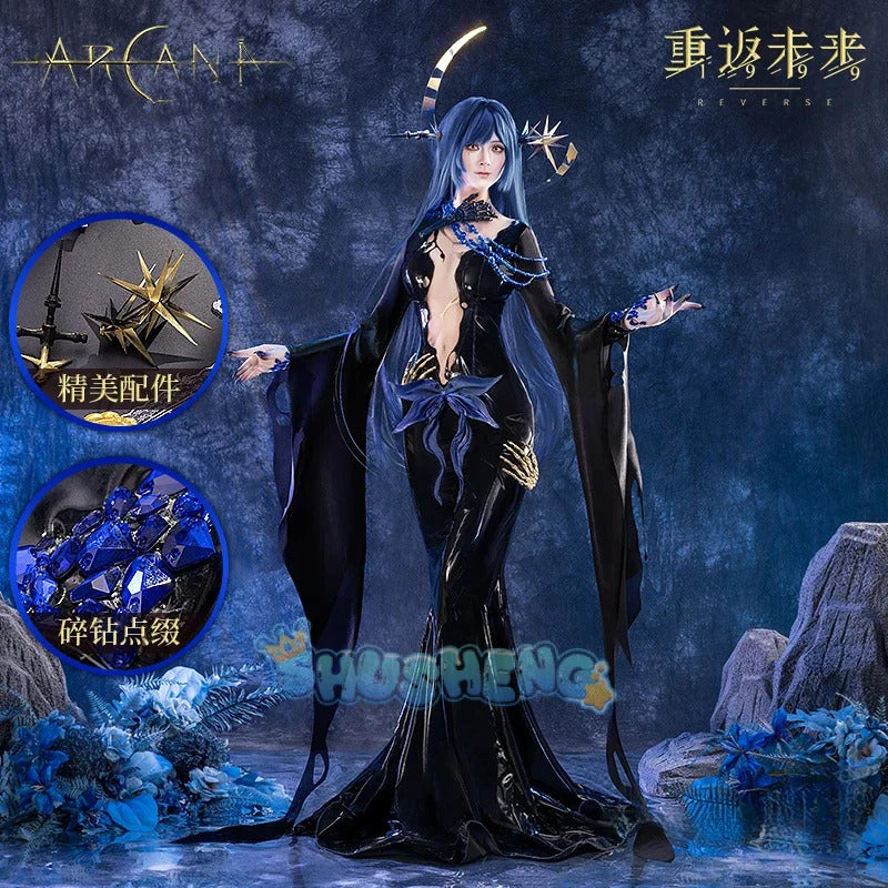 Reverse:1999 Arcana Cosplay Costume Uniform Halloween Carnival Party Christmas Play Role Clothes Clothing for Women