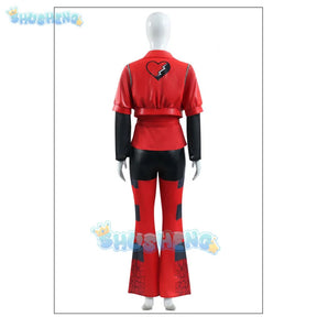 2024 Halloween Red Cosplay Costume Descendants Queen Of Hearts' Daughter Uniform Set The Rise Of Princess Full Outfits Shusheng