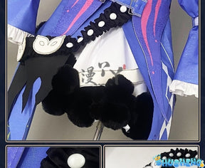 Game Wuthering Waves ROCCIA Cosplay Costume ROCCIA Two Tail Women Girl Halloween Performance Stage Roleplay Uniform
