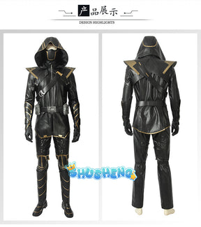 Superhero Hawkeye Cosplay Costume Hawkeye Ronin Outfits Hoodie Luxious Uniforms for Adult Men