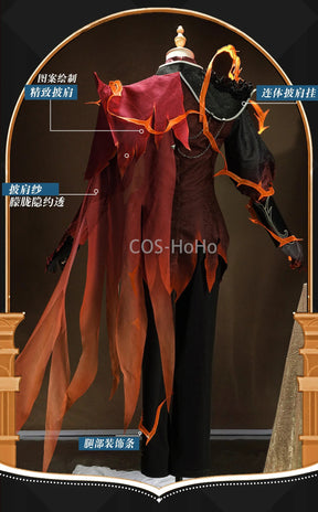 Shusheng-R COS-HoHo Identity V Knight Rare Fashion Game Suit Handsome Uniform Cosplay Costume Halloween Party Role Play Outfit Men S-XXL