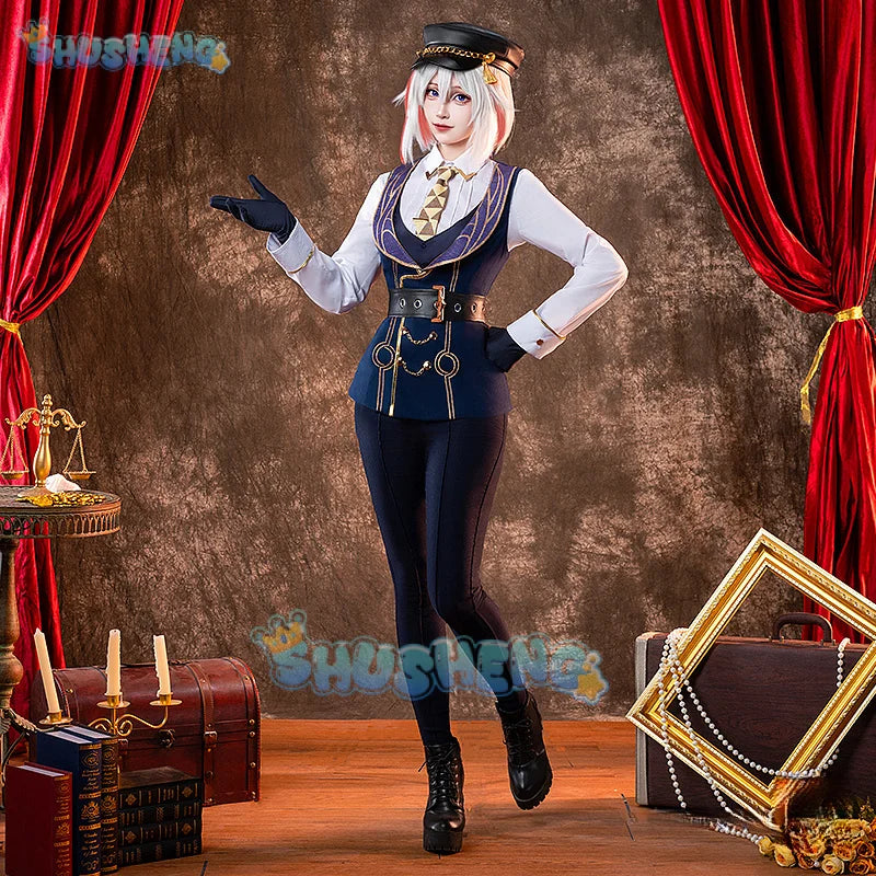 Shusheng Topaz Cosplay Honkai: Star Rail Costume Stone Heart Ten People Skin Fashion Business Suit Halloween Role Play Clothing