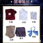 Identity V Anime Game Frederick Kreiburg Cosplay Costume Composer Wig Tailcoat Uniform Coat Adult Man Halloween Carnival Suits