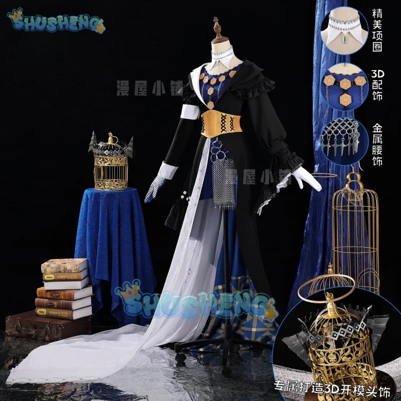 Arknights Phantomwhisper Melody Mostima Cosplay Costume Uniform Halloween Carnival Party Christmas Play Role Clothes Clothing