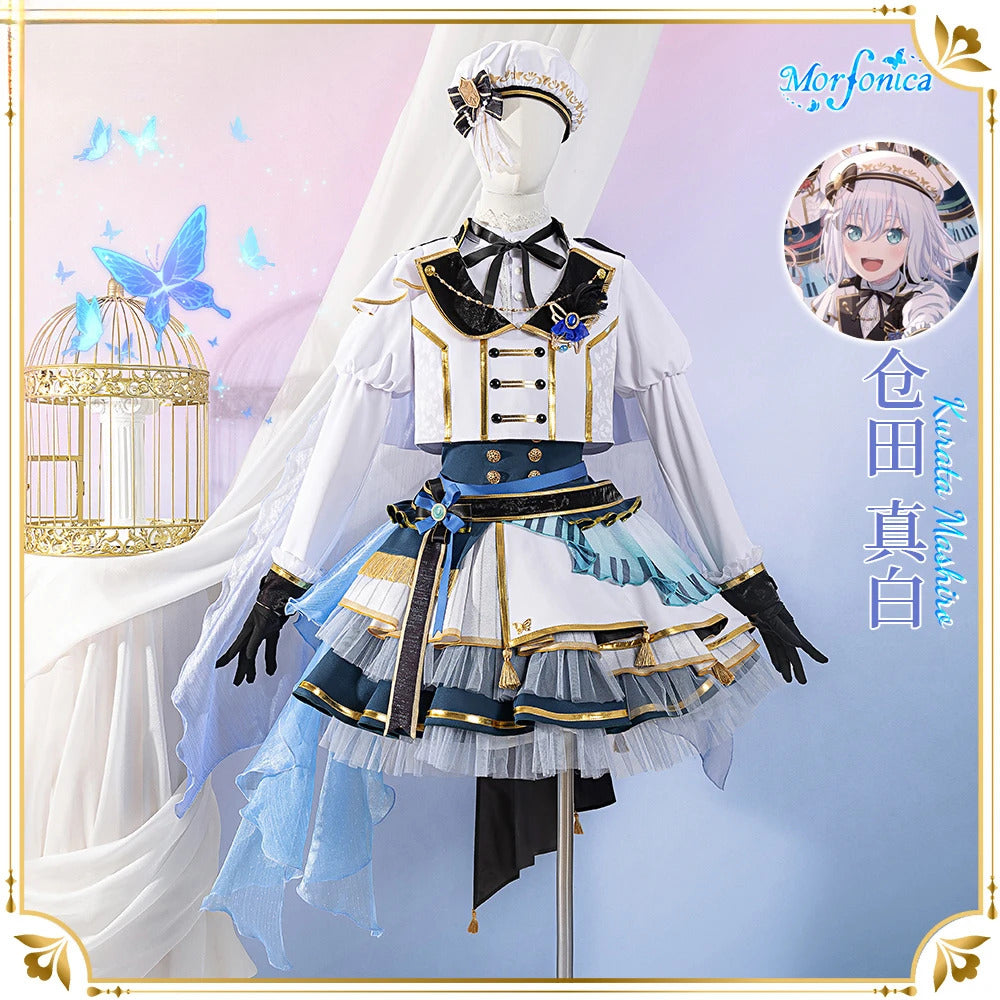 BanG Dream!Kurata Mashiro Cosplay Costumes Sock hat necktie jacket dresse wig accessories props Halloween Lolita full uniform