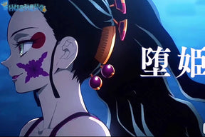 Daki cosplay costume hair pins tattoo wig anime cosplay upper moon 6 sexy kimono dress party Daki outfit Women