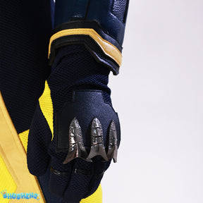 New Movie Wolverine Cosplay Costume Jumpsuit Vest Gloves Belt Wolf Steel Claw For Men Custom Made