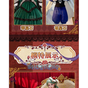 Anime Rozen Maiden Hinaichigo Souseiseki Cosplay Costume Halloween Carnival Sweet and Cute Lolita Dress and Accessories Girl Set