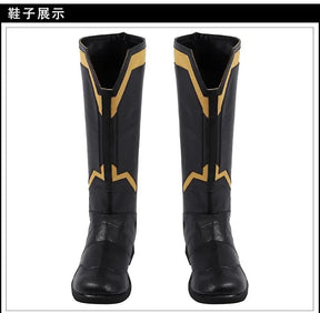 Movie Sentry Cosplay Thunderbolts Costume Halloween men's tight fitting jumpsuit shoes props fantasy combat uniform Net set