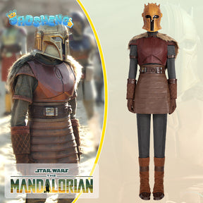 Mandalorians Blacksmith Cosplay Costume for Women Girls Men Adult Anime Outfit Halloween Cos