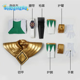 Kyoryu Sentai Zyuranger Burai Cosplay Costume Custom Size Kyoryu Sentai Zyuranger Green ranger Cosplay Halloween suit