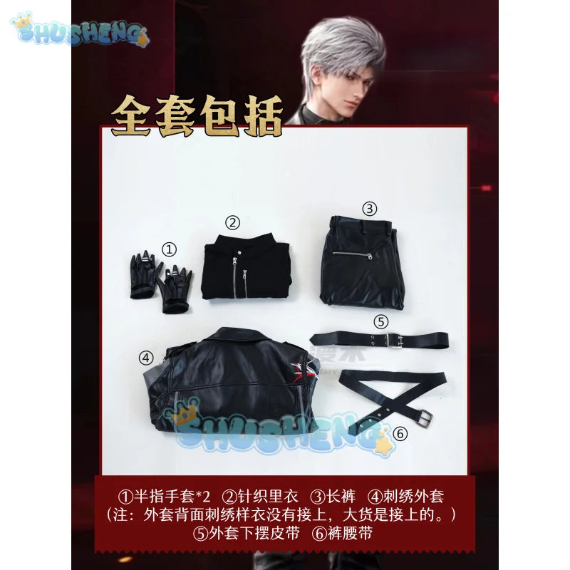 Love and Deepspace Cosplay Outfits Anime Woman Sylus Women Costumes Costumes: New Items Crow Whole Halloween Costume Men