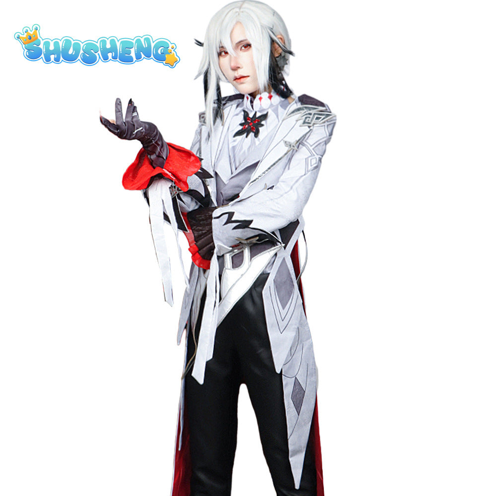 Shusheng Genshin Impact Peruere Arlecchino Cosplay Costume Game Party Uniform Hallowen Play Role Clothes