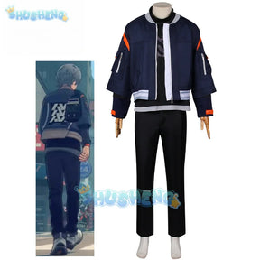 Wise Belle Cosplay Costume Game Zenless Zone Zero Jacket Top Pants with Props Full Set Suits Halloween Party Outfits Men Women