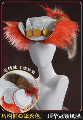 Identity V Florian Bland Fire Investigators LingHu Cosplay Costume Uniform Halloween Carnival Party Christmas Play Role Clothes