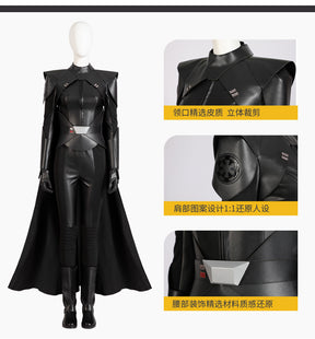 Obi Wan Kenobi Reva Cosplay Costume Halloween Carnival Costumes Women Jedi Imperial Black Uniform Suit Third Sister Outfit