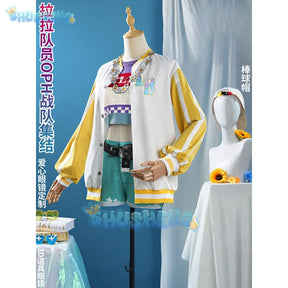 Identity V Cheerleader Skin OPH Game Suit Lovely Uniform Cosplay Costume Halloween Party Role Play Outfit S-XXL