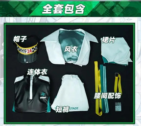 Game Genshin Impact Barbatos cosplay costume Hat windbreaker jumpsuit accessories prop set Halloween fashion men women uniform