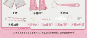Miku Cosplay Costume Sakura Future Uniform Halloween Carnival Party Christmas Play Role Clothes Clothing for Women
