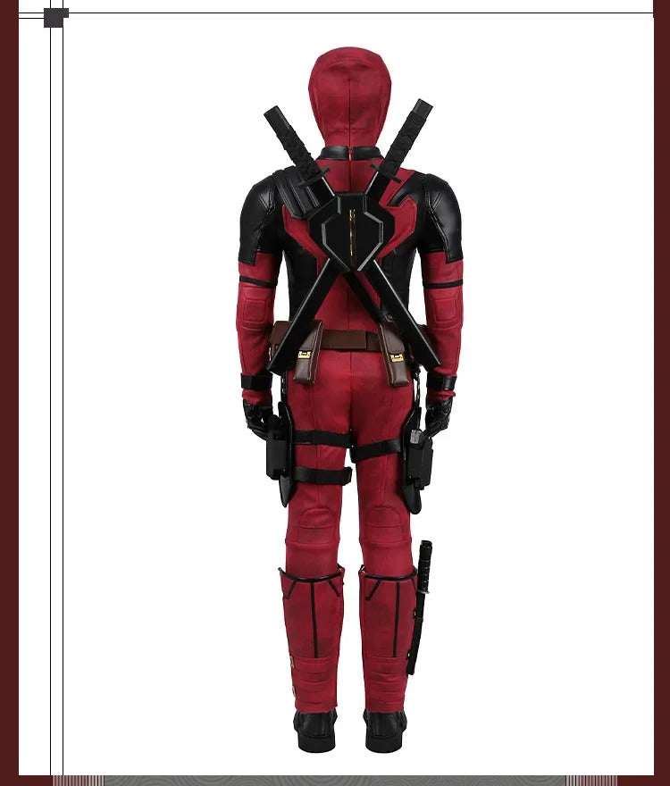 Dead Cosplay pool  Cosutme Wade Winston Wilson Cosplay Costume Children's Edition  Movie Anti-hero Suit Halloween