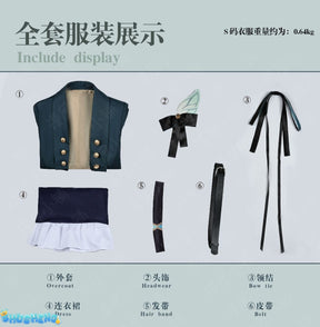 Firefly Cosplay Game Honkai Star Rail Midsummer Firefly Time Casual Wear Suit Cosplay Costume Dress Halloween Cos