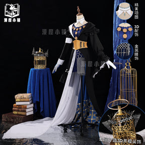 Game Arknights Phantom Music Mostima Cosplay Costume Vintage Evening Dress Long Dress Anime Disguise for Adult