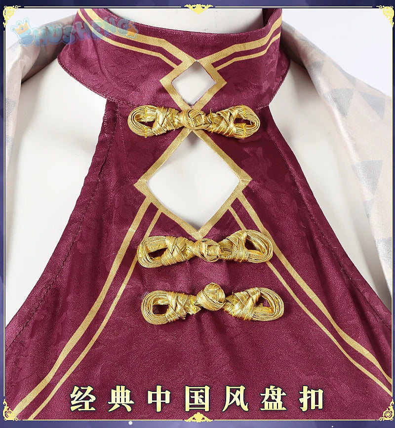 Shusheng Anime Nu: Carnival Kuya YaoHua Banquet Game Suit Handsome Uniform Cosplay Costume Halloween Party Role Play Outfit