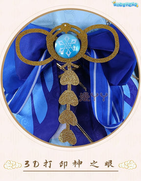 Genshin Impact Kamisato Ayaka New Skin Cosplay Costume Ayaka New Outfits Springbloom Missive Dress Hat Fan Ayaka Dress