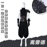 FF7 Cloud Strife Cosplay Costume For Halloween Christmas Festival Men Cloud Strife Role Play Comic Con Battle Uniform