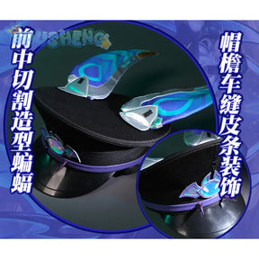 Game LOL battle bat Xayah cosplay costume uniform coat cloak hat gloves women Halloween party Carnival role play outfits