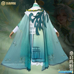 Honor of Kings Role Play Cosplay Costume Set Female Sang Qi Ming Cosplay Outfit Game Anime Halloween Full Set for Women