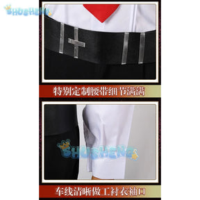 Game Limbus Company REVENGE Cosplay Costume Heathcliff Uniforms Black Outfits Halloween Carnival Party Suit Unisex Anime Cosplay