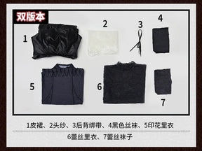 Shusheng Anime Sakamoto Days Osaragi Cosplay Veil Stocking Costume Dress Assassin Taro Sakamoto Halloween Party for Women Prop