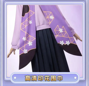 Shusheng-N Game Blue Archive Ōno Tsukuyo Cosplay Costume Top coat shorts shoe skirt Halloween sweet JK uniform Ōno Tsukuyo woman man set