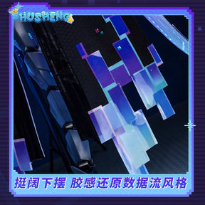 Game Cosplay Series:Honkai: Star Rail-Silver Wolf New Form Cosplay Costume full set Shushengcos S-XXL give as a gift  tail