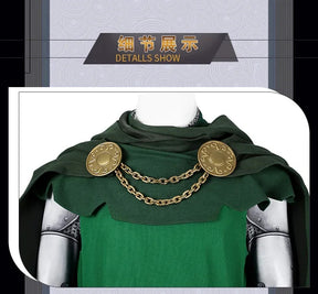 Fantastic Four Doctor Doom Cosplay Costume Uniform Halloween Carnival Party Christmas Play Role Clothes Clothing