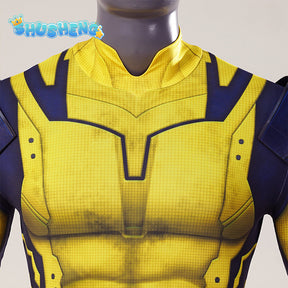 New Movie Wolverine Cosplay Costume Jumpsuit Vest Gloves Belt Wolf Steel Claw For Men Custom Made