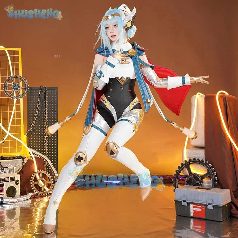 Game Genshin Impact Ineffa Cosplay Costume Uniform Halloween Carnival Party Christmas Play Role Clothes Clothing for Women